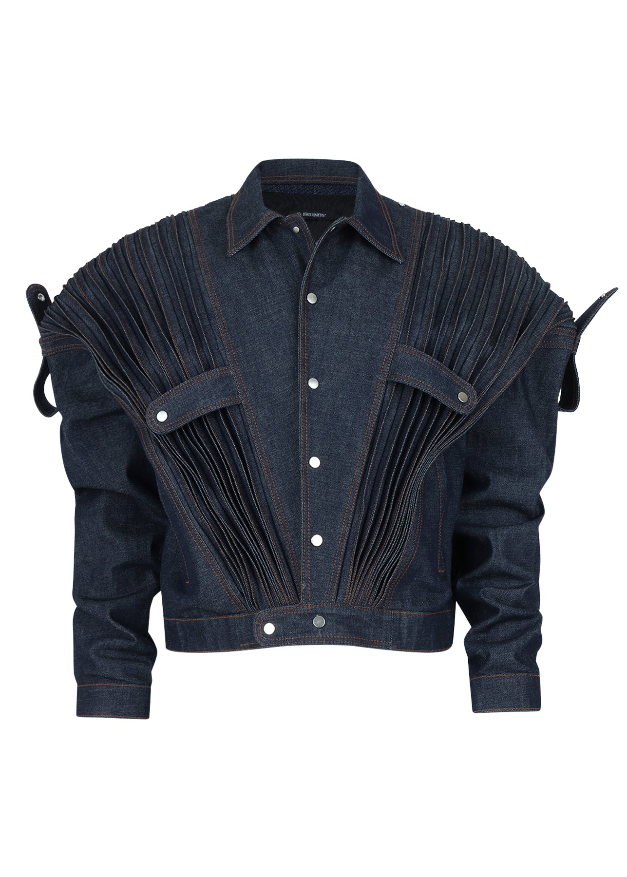 ACCORDION DENIM JACKET (BRUTE) – Cease & Desist Clothing