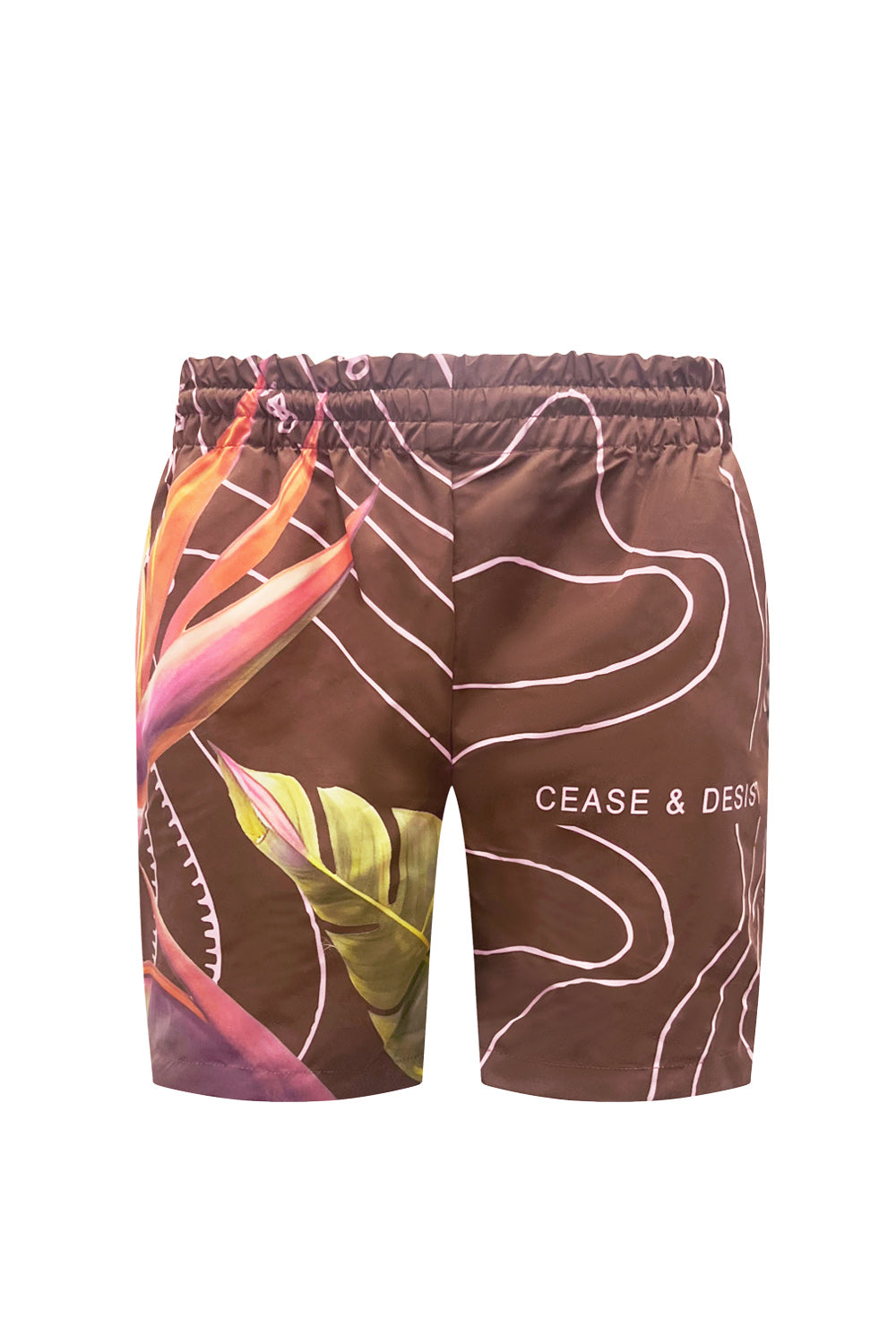 PARADISE RUGBY SHORTS (BROWN)