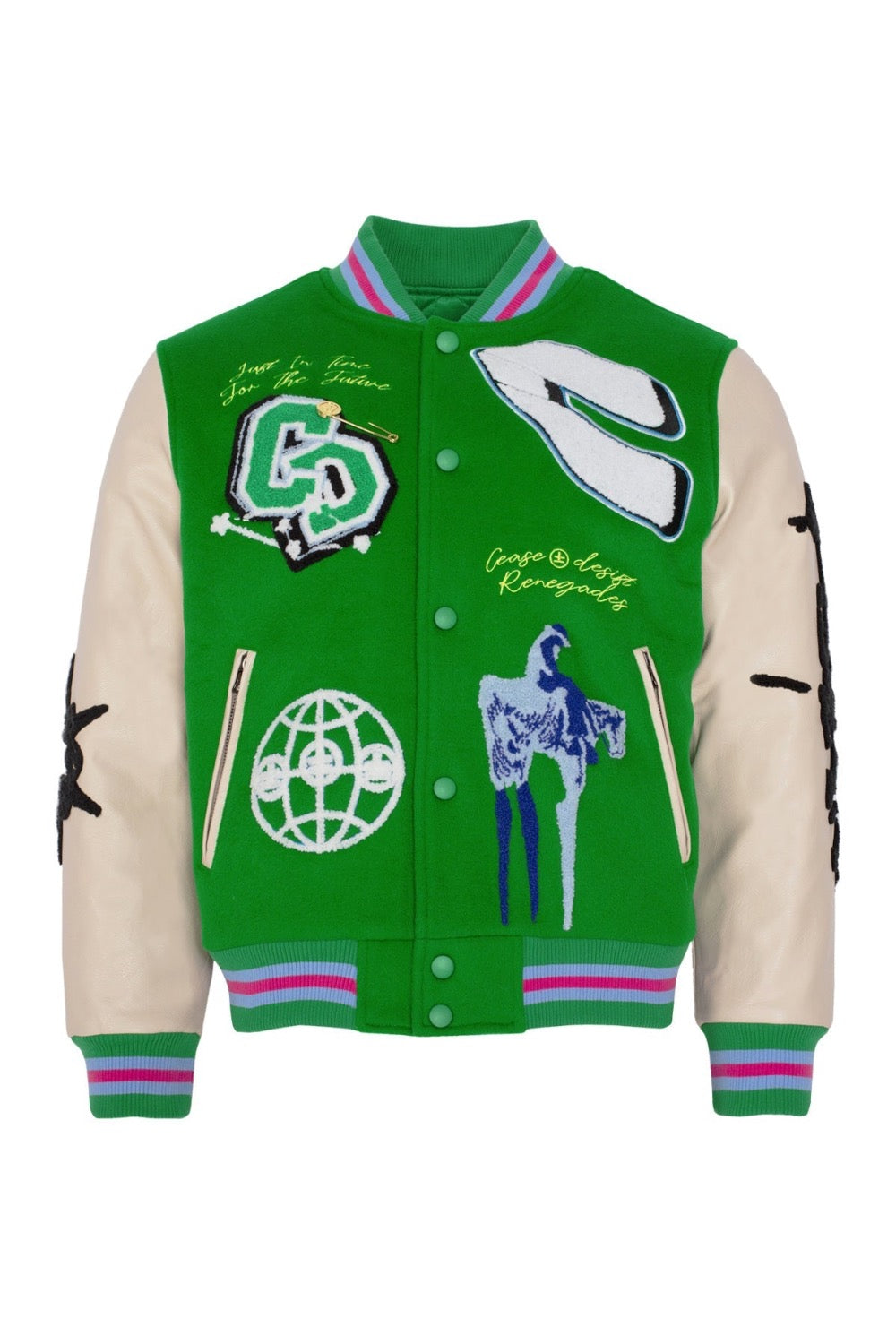 jacket green varsity