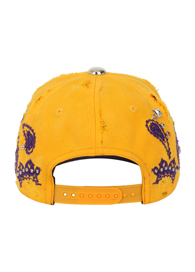 PAISLEY CITY TOUR STUDDED SNAPBACK (YELLOW LOS ANGELES)