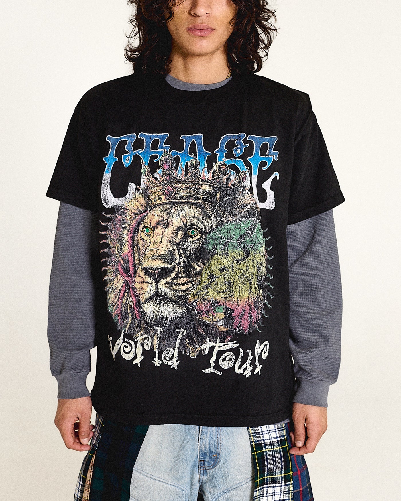 LION DOUBLE LAYER TEE