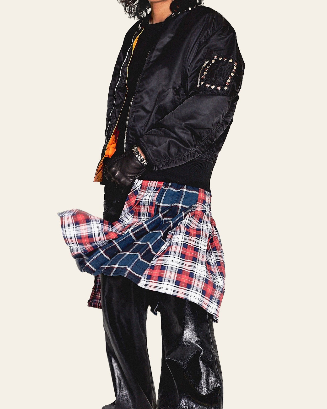 Kilted Bomber (Black)