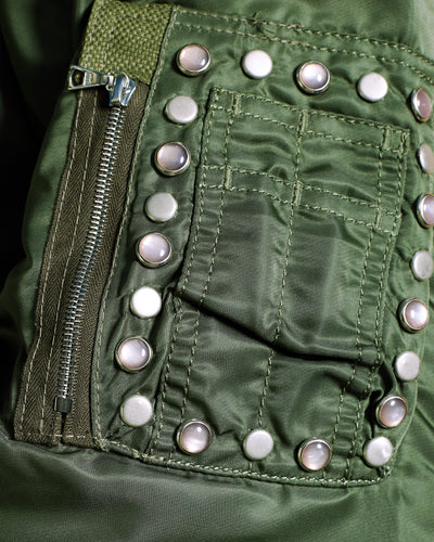 Kilted Bomber (Olive)