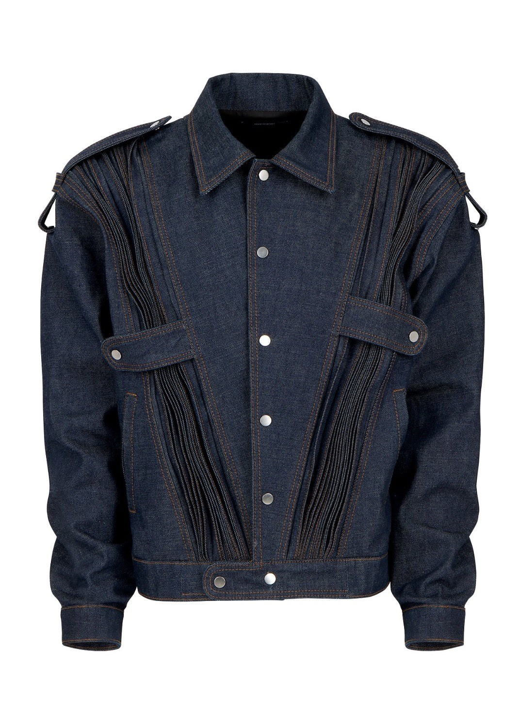 ACCORDION DENIM JACKET (BRUTE) – Cease & Desist Clothing