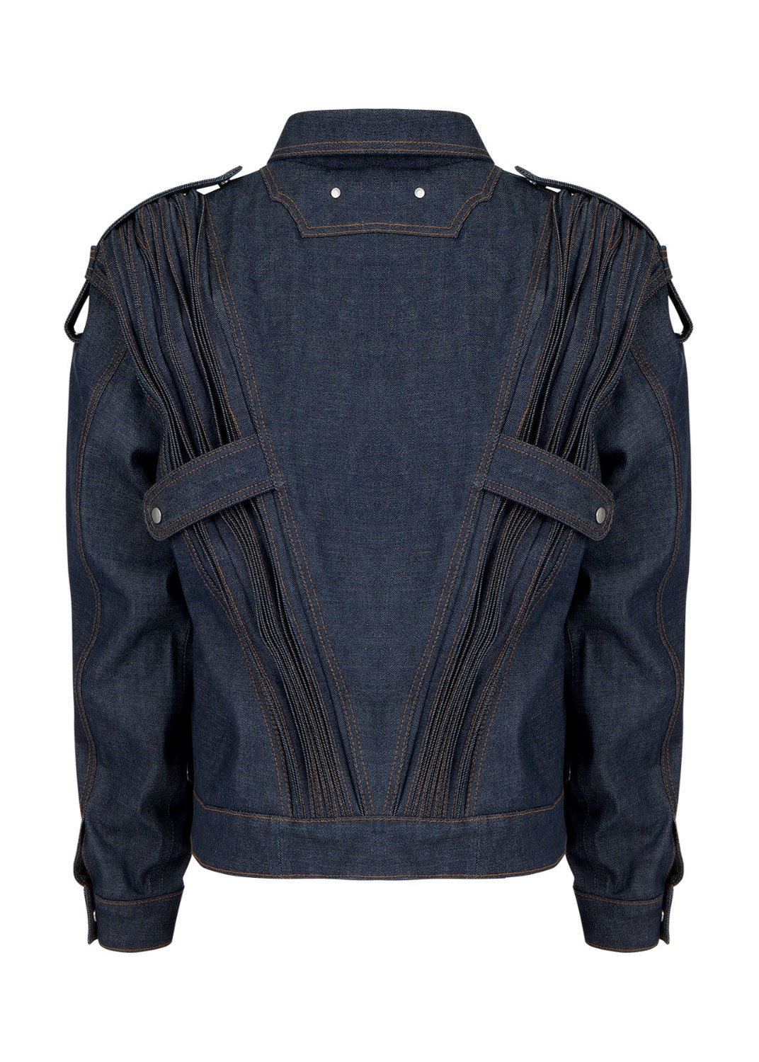 ACCORDION DENIM JACKET (BRUTE) – Cease & Desist Clothing