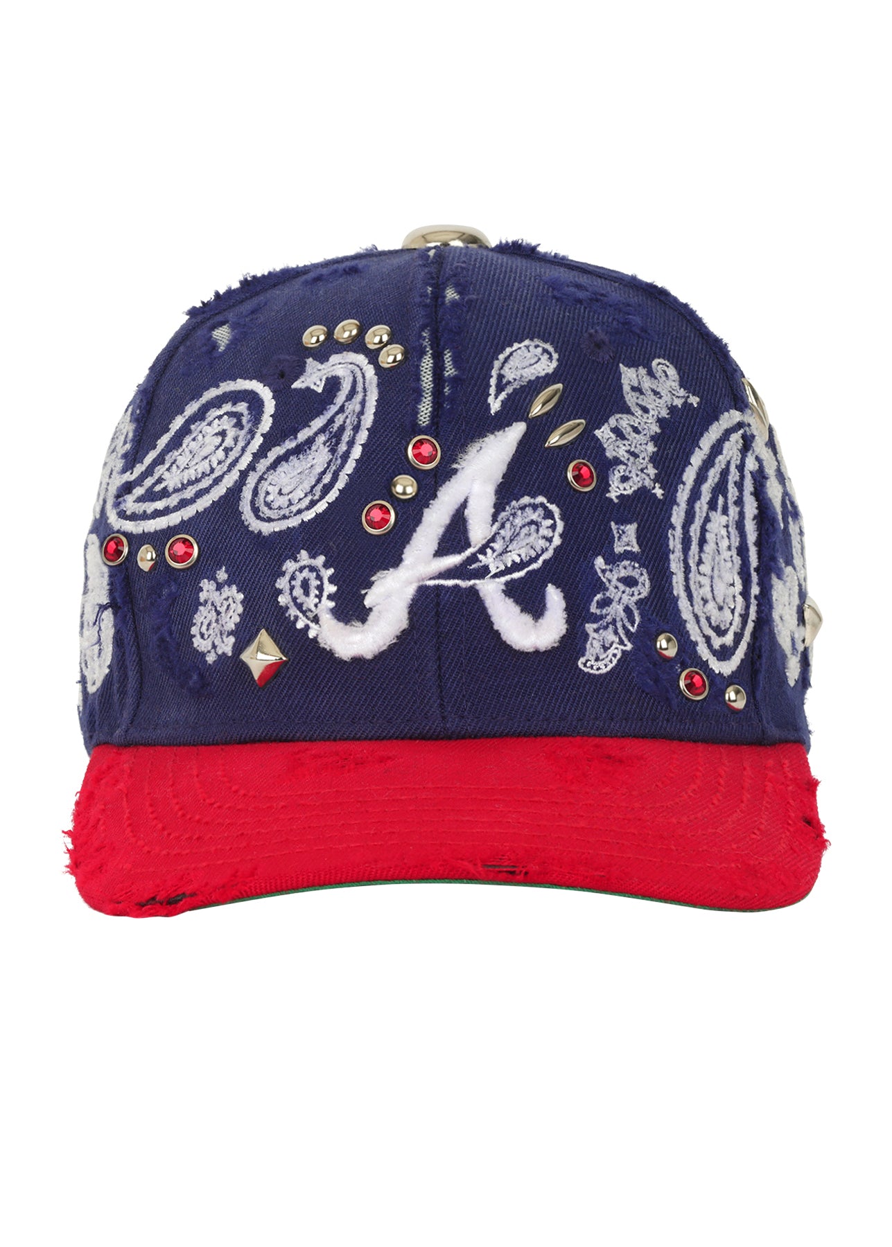PAISLEY CITY TOUR STUDDED SNAPBACK (NAVY/RED ATLANTA)