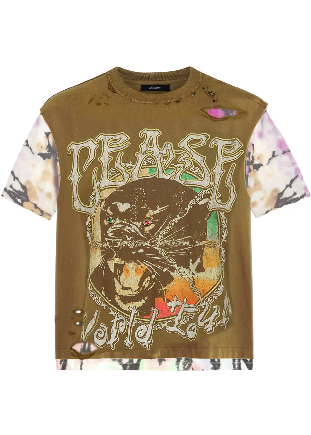 PANTHER WORLD TOUR DOUBLE LAYER TIE-DYE