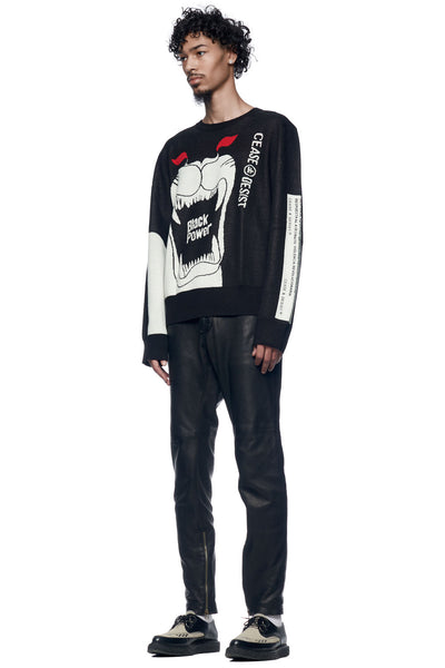 PANTHERS KNIT SWEATER