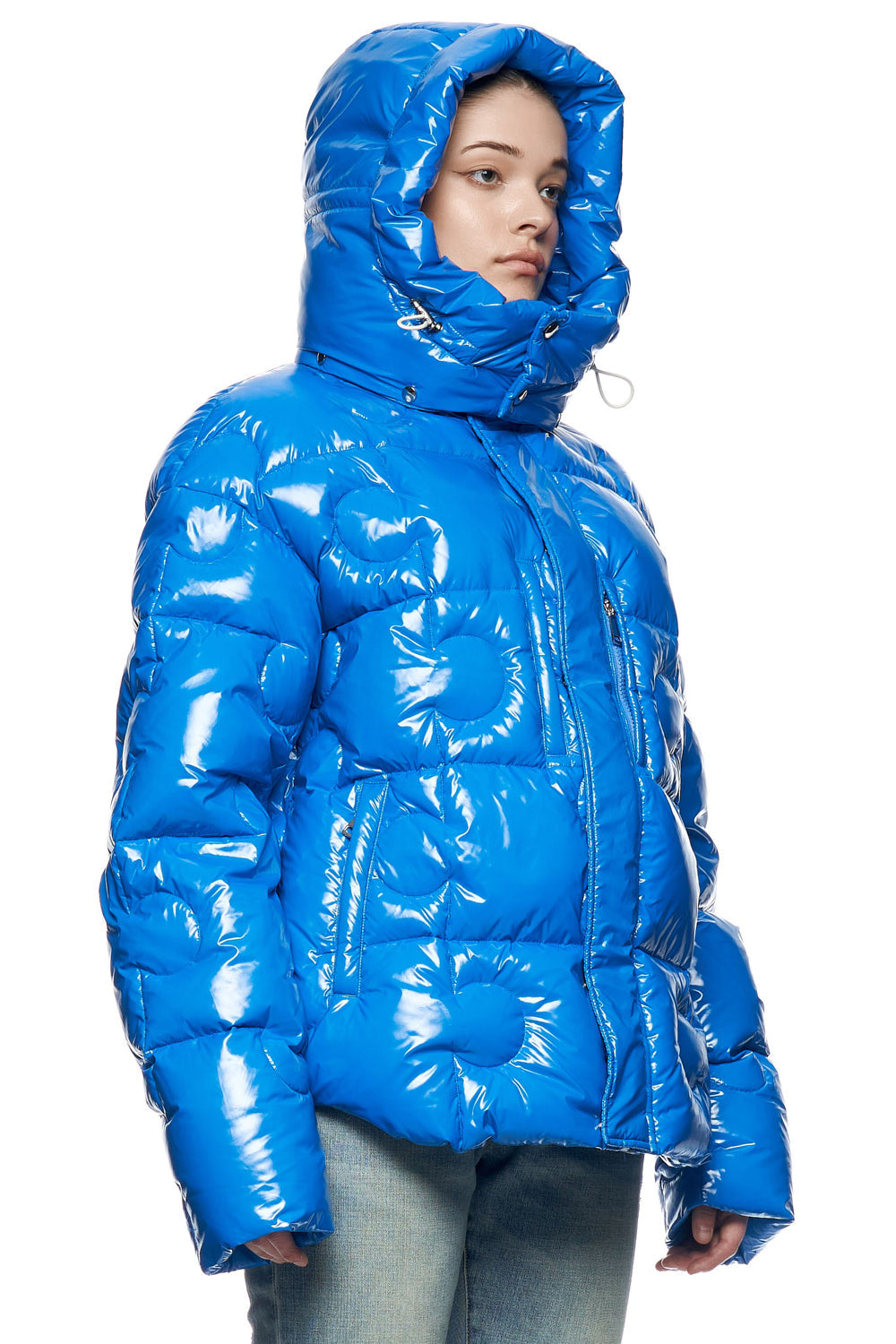 PUZZLE PUFFER (BLUE) – Cease & Desist Clothing