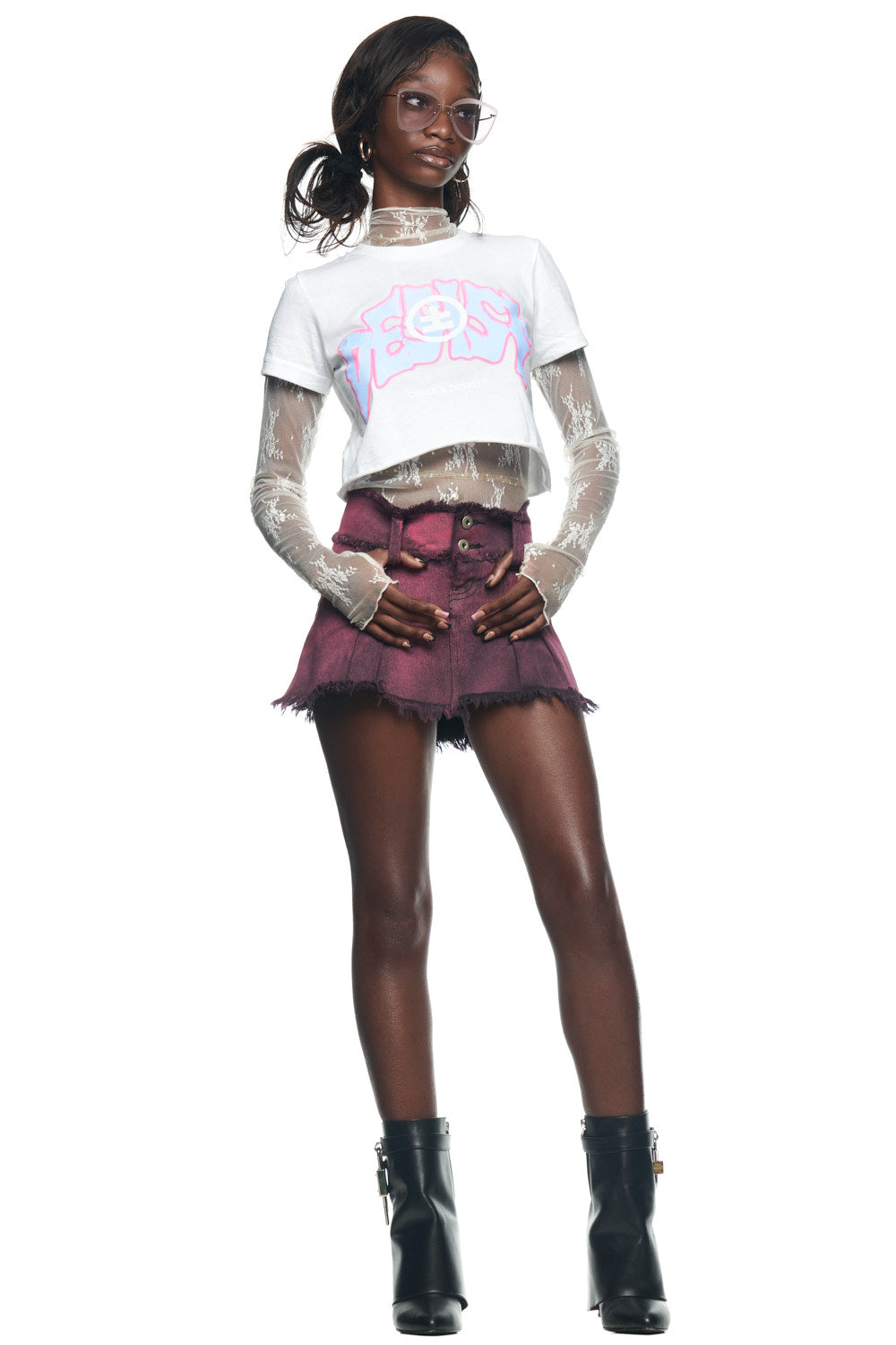 CROP DESIST TEE