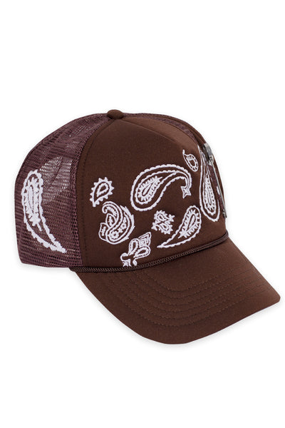 PAISLEY TRUCKER (BROWN)