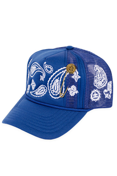 PAISLEY TRUCKER (BLUE)