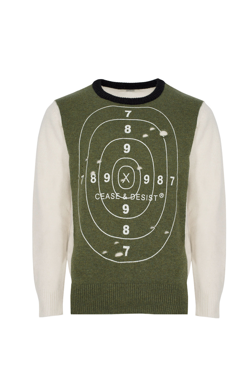 TARGETED KNIT SWEATER